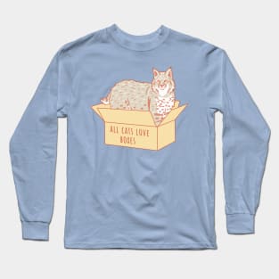 Bobcat in the Box Long Sleeve T-Shirt